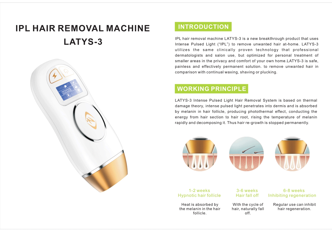 WPL Permanent Laser Hair Removal Device Dhole Body Home Men Women